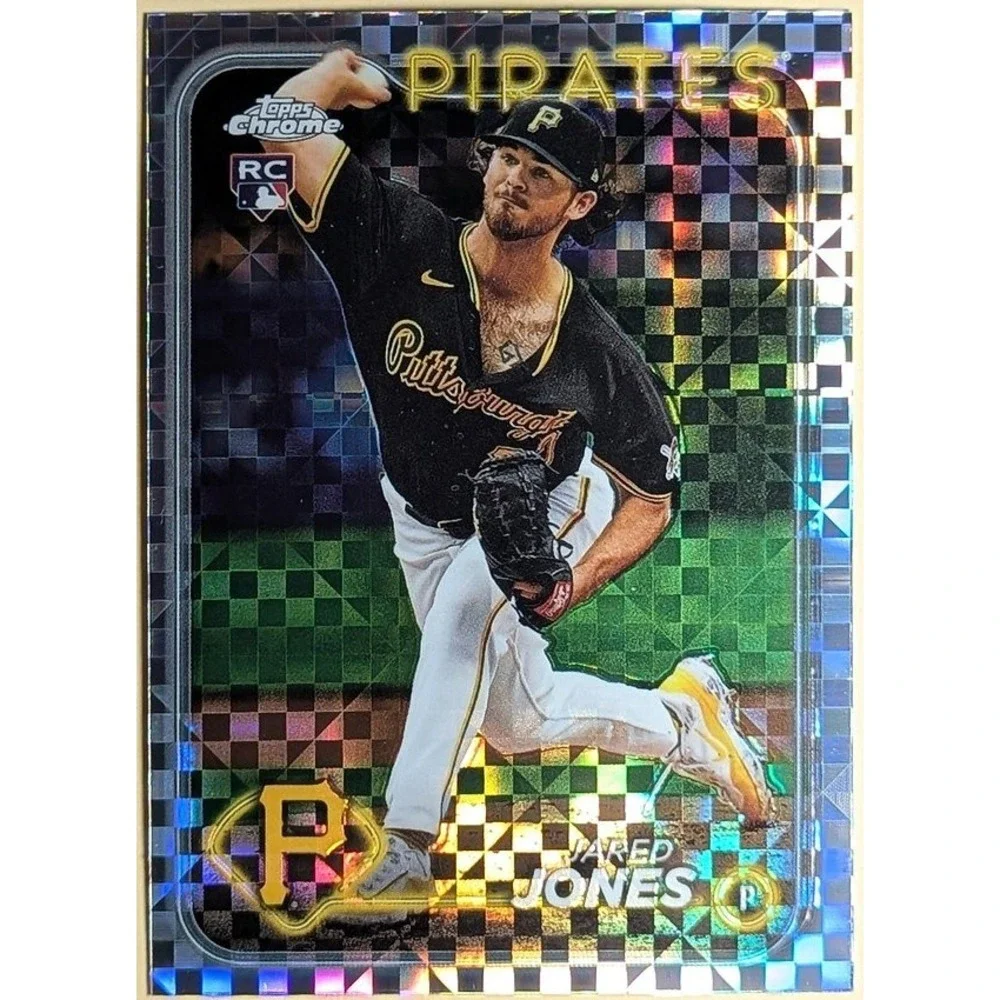 2024 Topps Chrome Update Jared Jones X-Fractor Rookie RC #USC143 Pirates